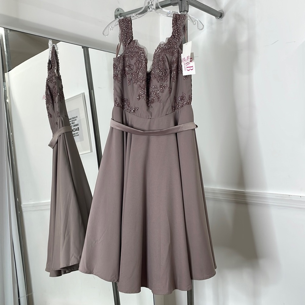 PLUM COCKTAIL DRESS